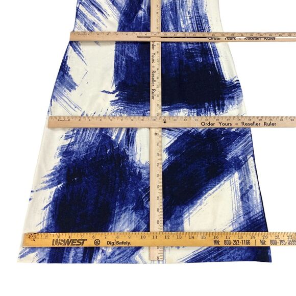 Chico’s Stormy Skies Zooey Dress Womens 0.5 (Small 6) Blue Digital Print - Picture 7 of 16